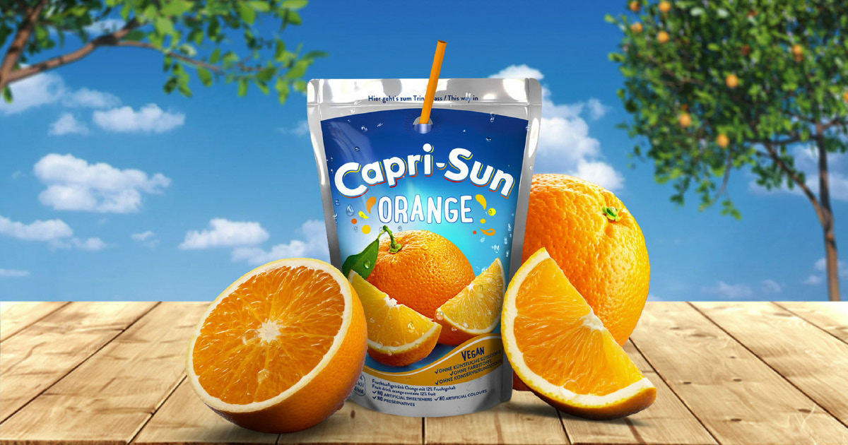 Orange, Capri-Sun Bubbles, 330 ml Can